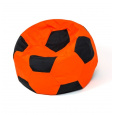 Sako taška pouf Ball orange-black L 80 cm