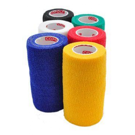 Elastická bandáž. CoPoly 10cm x 4,5m MIX 12ks
