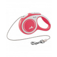 Vodítko Flexi New Comfort lanko M 8 m červené (do 20 kg)