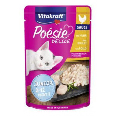 Vitakraft Cat Poésie Délice Sauce kapsička junior kuracie.85g Vitakraft Cat Poésie Délice Sauce kapsička junior kuracie.85g
