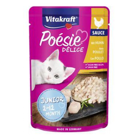 Vitakraft Cat Poésie Délice Sauce kapsička junior kuracie.85g