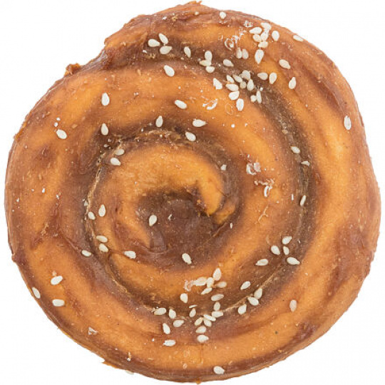 DentaFun Chewing Pie, žuvací koláč z byvolej kože [50 ks], ø 9 cm / 70 g