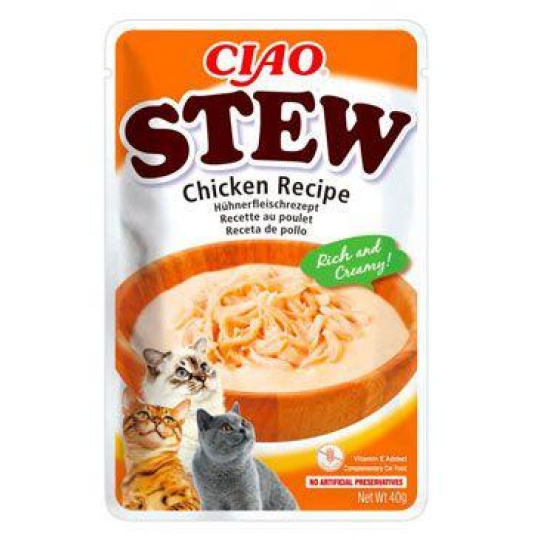 Inaba CIAO Stew Cat Kapsička Kuracie 1 ks 40 g Inaba CIAO Stew Cat Kapsička Kuracie 1 ks 40 g
