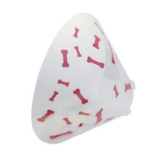 Ochranný golier BUSTER plastový Bone červený 25cm Ochranný golier BUSTER plastový Bone červený 25cm