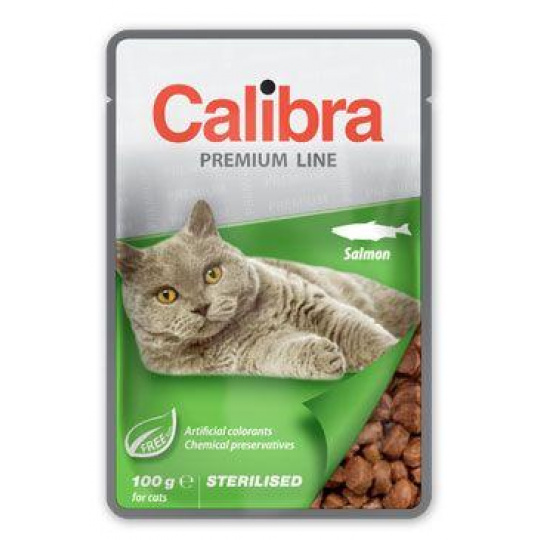 Calibra Cat kapsička Premium Sterilised Salmon 100g Calibra Cat kapsička Premium Sterilised Salmon 100g