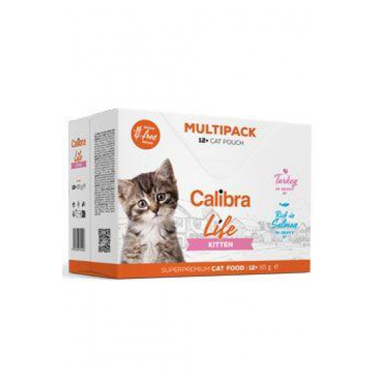 Calibra Cat Life kapsička Kitten Multipack 12x85g Calibra Cat Life kapsička Kitten Multipack 12x85g
