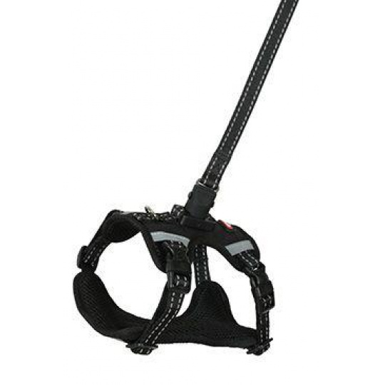 Postroj pes s vodítkom 2m CLIP&GO čierna XL Zolux Postroj pes s vodítkom 2m CLIP&GO čierna XL Zolux