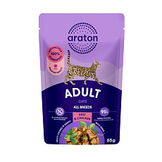 ARATON cat adult KAPSIČKA wet beef&chicken 85 g ARATON cat adult KAPSIČKA wet beef&chicken 85 g