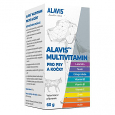 Alavis Multivitamín pre psy a mačky 60g