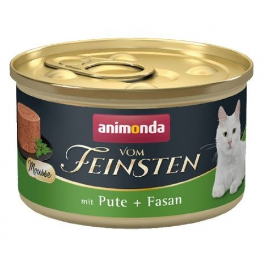 ANIMONDA Vom Feinsten Muscle Turkey and Pheasant - vlhké krmivo pro kočky - 85 g