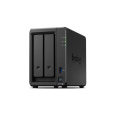 Synology DiskStation DS723+ úložný server NAS Tower AMD Ryzen R1600 2 GB DDR4 DiskStation Manager Černá