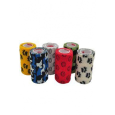 Elastická bandáž. CoPoly 10cm x 4,5m MIX POTLAČ 12ks