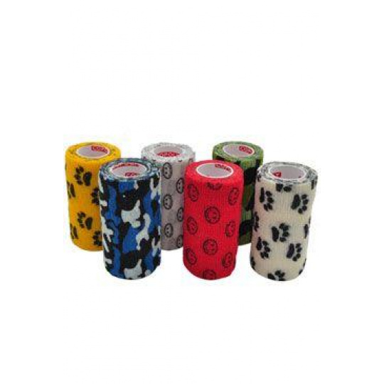 Elastická bandáž. CoPoly 10cm x 4,5m MIX POTLAČ 12ks