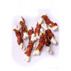 Pochúťka Kalciová kosť obalená kačacím mäsom 100g