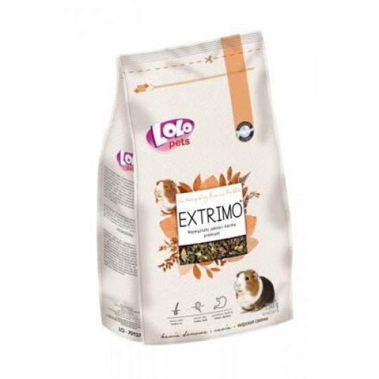 EXTRIMO kompletné krmivo pre morčatá v sáčku so zipsom 750 g EXTRIMO kompletné krmivo pre morčatá v sáčku so zipsom 750 g