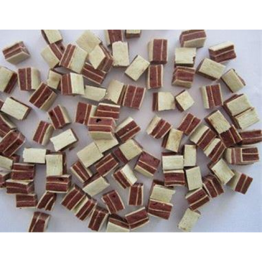 Pamlsok Salač Sendvič králičia pečeň treska mini 100 g Pamlsok Salač Sendvič králičia pečeň treska mini 100 g