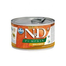 N&D DOG PUMPKIN Adult Quail & Pumpkin Mini 140g