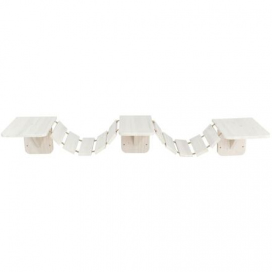 Rebrík - lávka na stenu, 150 x 30 cm, biela Rebrík - lávka na stenu, 150 x 30 cm, biela