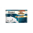 Nestlé GOURMET PERLE cat Multipack duo hovädzie&kuracie kapsička 4x85 g