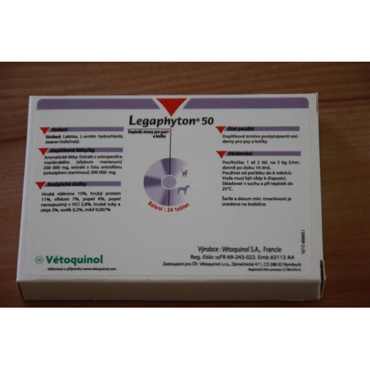 Legaphyton 50 24 tbl. Legaphyton 50 24 tbl.