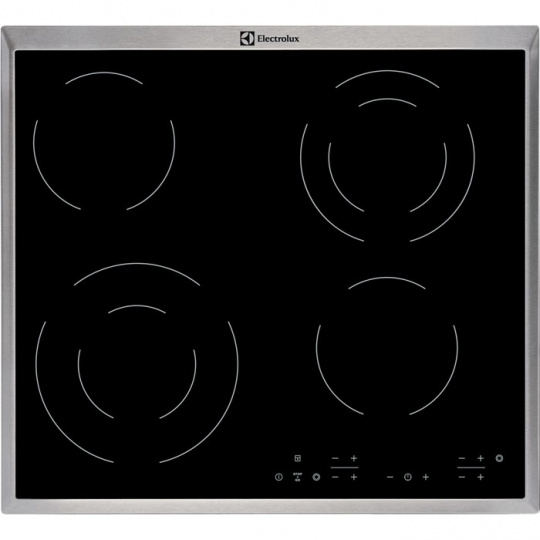 Electrolux EHF6342XOK varná deska Černá Vestavěné Keramický 4 zóna/zón