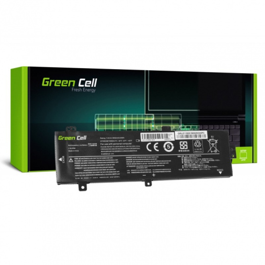 Green Cell L15C2PB3 L15L2PB4 L15M2PB3 L15S2TB0 Baterie notebooku Lenovo 7,6V 3500 mAh (LE118)