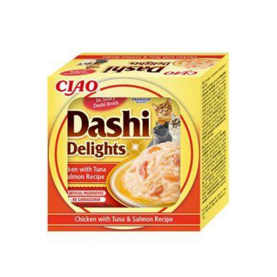 Churu Cat Dashi Delights Chicken with Tuna&Salmon 70g Churu Cat Dashi Delights Chicken with Tuna&Salmon 70g
