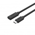 UNITEK C14086BK-1.5M USB kabel USB 3.2 Gen 2 (3.1 Gen 2) USB C Černá