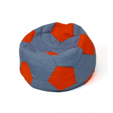 Fotbalová taška Sako pouffe šedo-červená L 80 cm