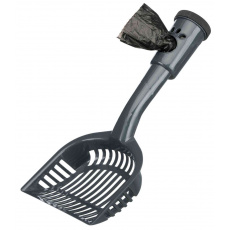 Plastová lopatka na trus vrátane 20 ks vreciek M