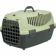 Transportný box CAPRI I, XS: 32x31x48cm (max. 6kg), tmavosivá/pastelovo zelená