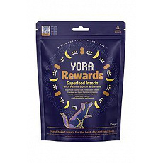YORA Dog poch. z hmyzu Rewards arašidy a banán 100g YORA Dog poch. z hmyzu Rewards arašidy a banán 100g