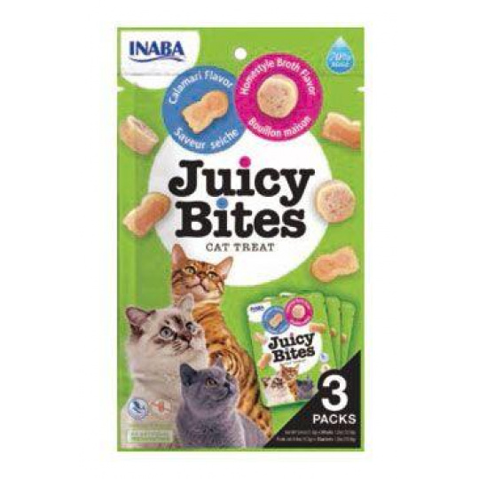 Churu Cat Juicy Bites Broth&Calamari Flavor3x11,3g Churu Cat Juicy Bites Broth&Calamari Flavor3x11,3g
