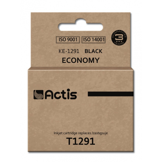 Actis Inkoust KE-1291 (náhradní inkoust Epson T1291; standardní; 18 ml; černý)