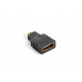 Lanberg AD-0015-BK kabelová redukce HDMI Micro HDMI Černá