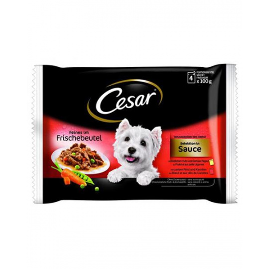 Mars CESAR kapsička dog Selection mix v omáčke 400 g Mars CESAR kapsička dog Selection mix v omáčke 400 g