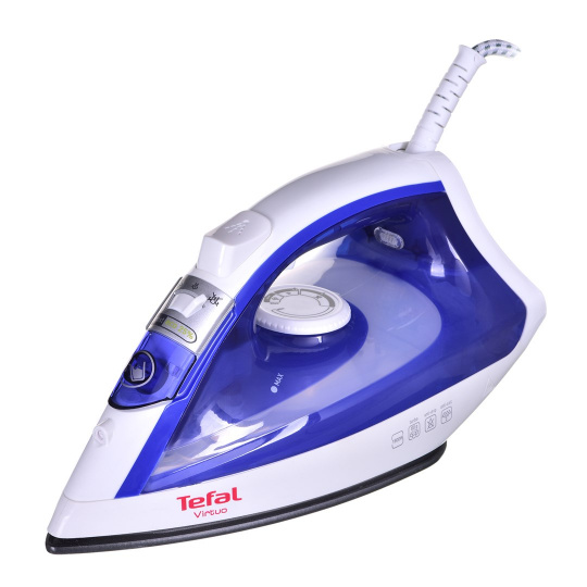 Tefal Virtuo FV1711 žehlička Napařovací žehlička Žehlicí plocha Durilium 1800 W Fialová, Bílá