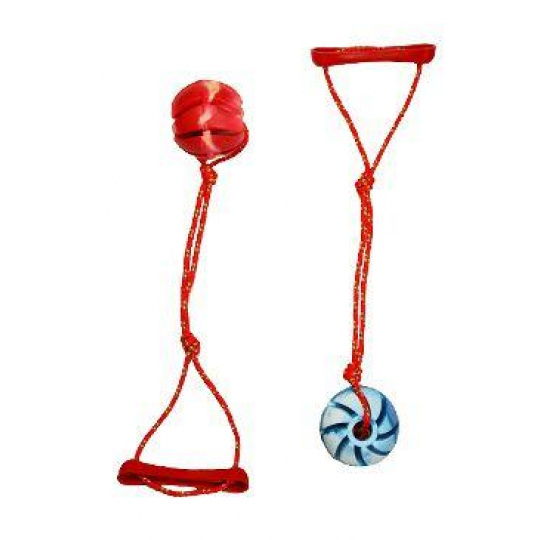 Hračka pes Lopta aport. špirál. na šnúrke Vanil. 7cm SP Hračka pes Lopta aport. špirál. na šnúrke Vanil. 7cm SP