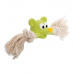 Hlava myšky MINI s bavlnenou činkou, so zvukom, 5x18 cm, zelená/prírodná, HipHop