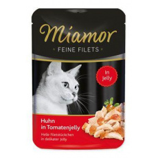 Miamor Cat Filet kapsa kuře+rajče v želé 100g