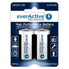 EverActive Pro Alkalické baterie LR14 C - blistr 2 kusy