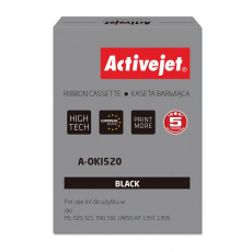 Activejet Páska A-OKI520 (náhradní páska OKI 9002315; Supreme; černá)
