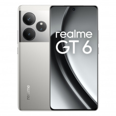 realme GT 6 17,2 cm (6.78") Dual SIM Android 14 5G USB typu C 16 GB 512 GB 5500 mAh Stříbrná