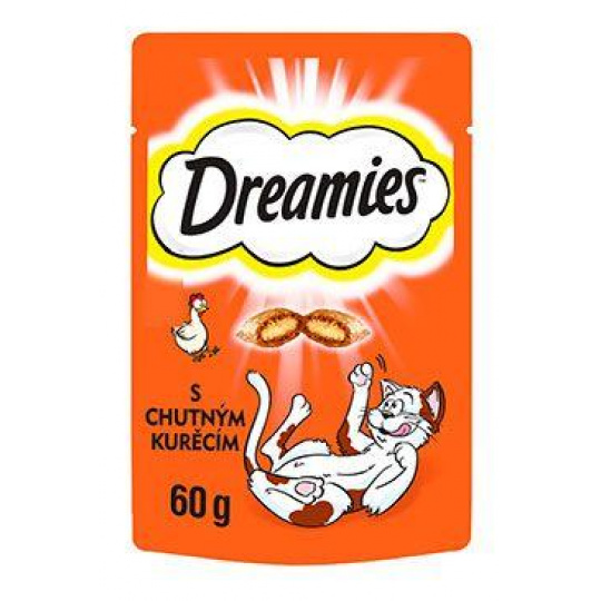 Dreamies maškrta pre mačky s kuracím 60g Dreamies maškrta pre mačky s kuracím 60g