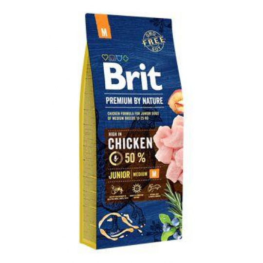 Brit Premium Dog by Nature Junior M 15kg Brit Premium Dog by Nature Junior M 15kg