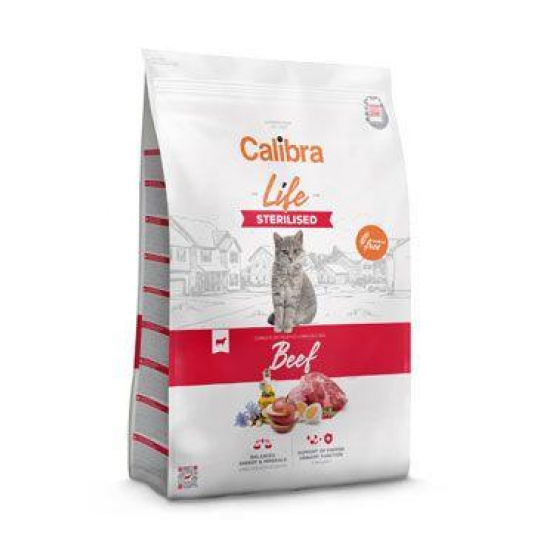 Calibra Cat Life Sterilised Beef 1,5kg Calibra Cat Life Sterilised Beef 1,5kg