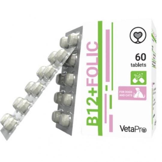 VetaPro B12 + Folic 60 tbl.