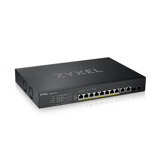 Zyxel XS1930-12HP-ZZ0101F síťový přepínač Řízený L3 10G Ethernet (100/1000/10000) Podpora napájení po Ethernetu (PoE) Černá