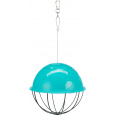 Závesná guľa na potravu napoly plastová/sieťovina 16 cm