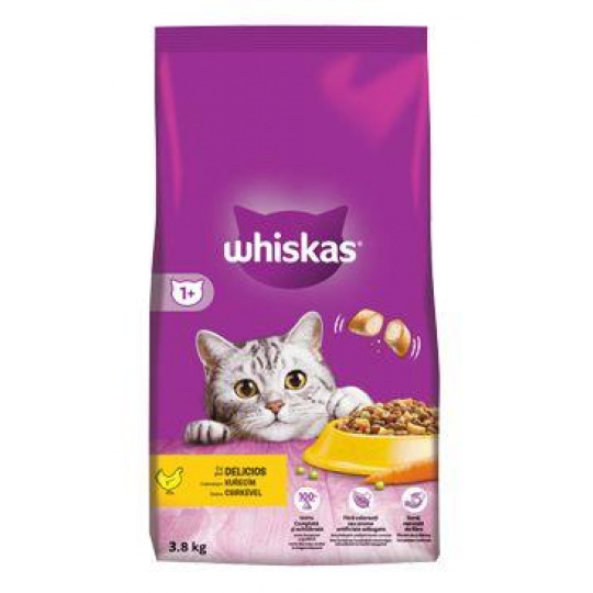 Whiskas Dry s kuracím mäsom 3,8kg Whiskas Dry s kuracím mäsom 3,8kg